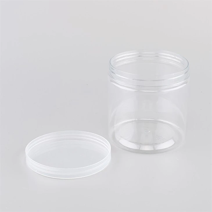Plastic Clear Jars With Lids