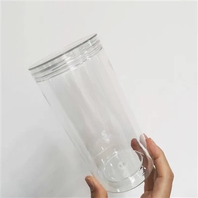 Tarros de plástico transparente de 900 ml