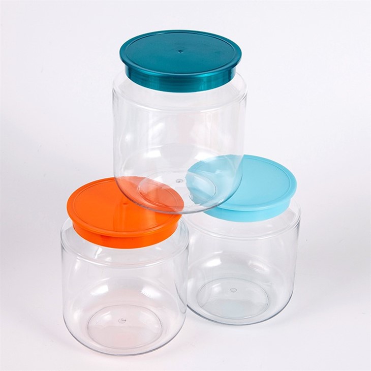 800ml Clear PET Jars With Lids